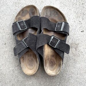 Birkenstock Brown Suede Sandal